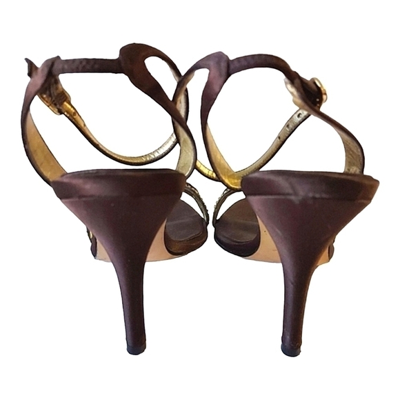 Embellished Nina Satin Heels Size 8.5 Women - Picture 5 of 9